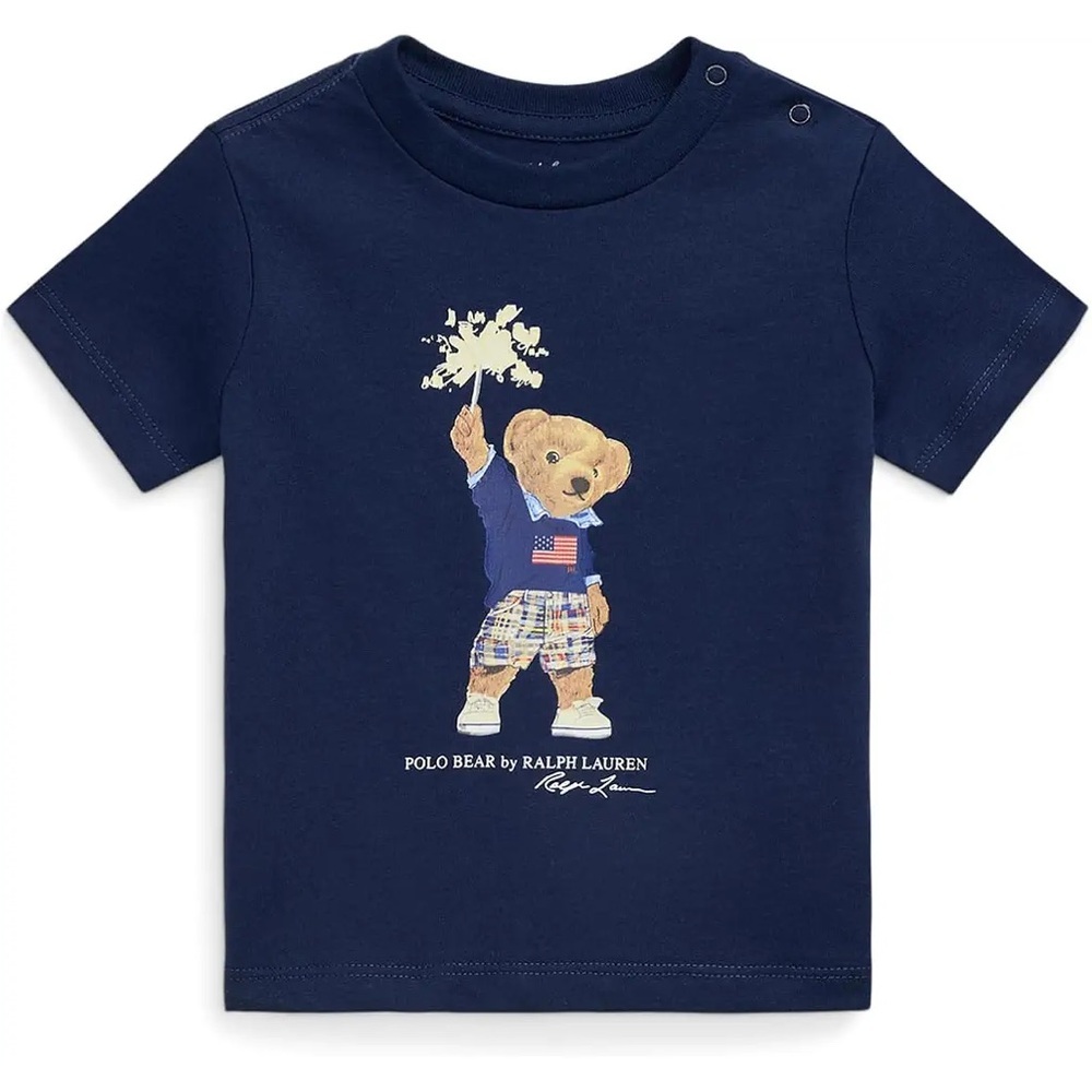 Ralph Lauren Polo Bear Cotton Jersey Tee 24M‎ Patriotic Preppy heritage